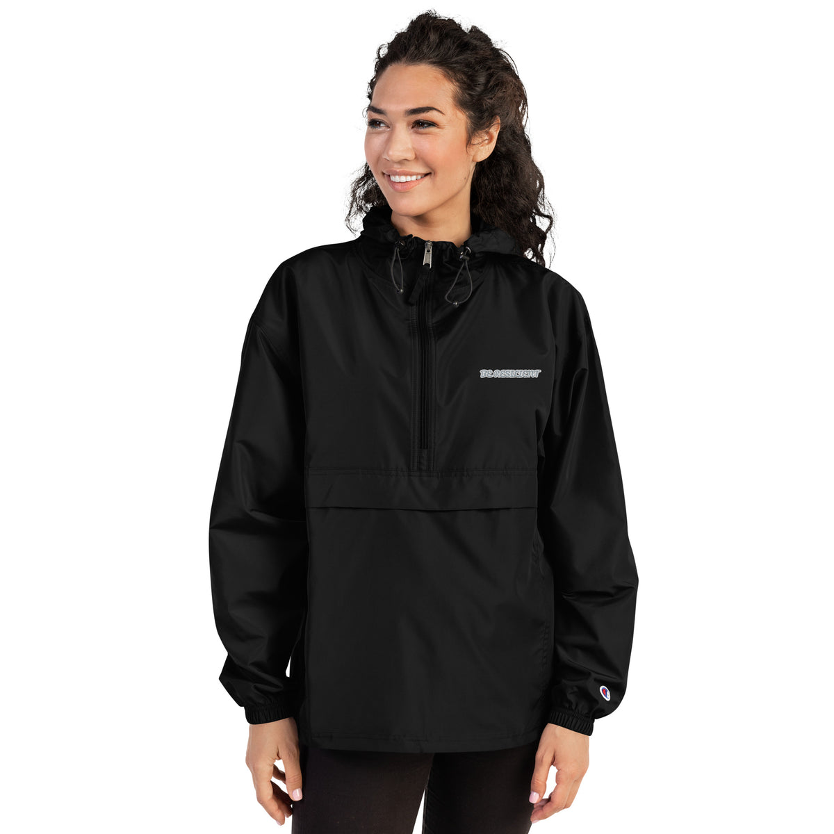 Embroidered Champion Packable Jacket – RAR3VISIONS